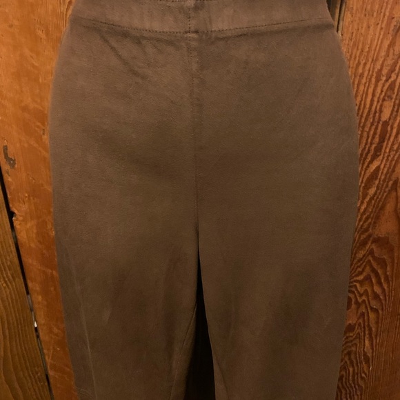 Dress Barn Faux Suede Leggings - Picture 2 of 12